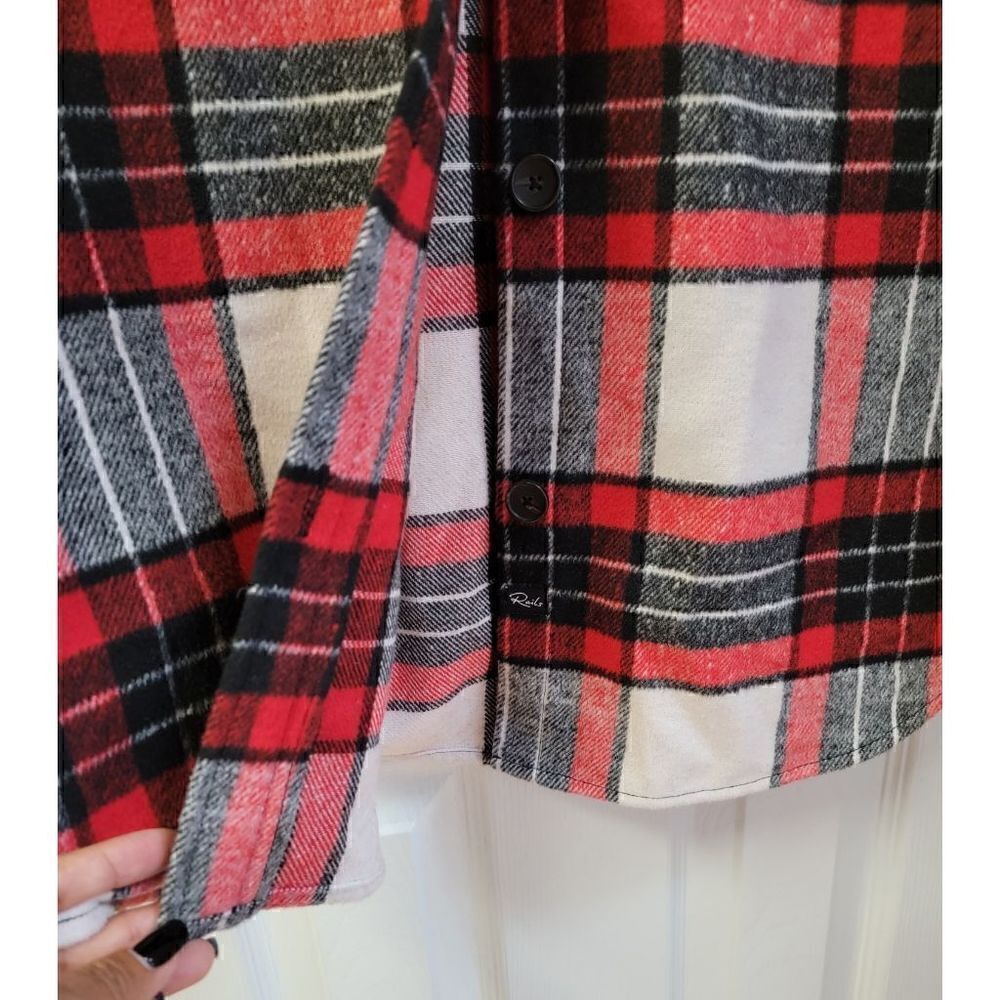Rails Flannel Wool Blend Shacket L - Picture 5 of 9